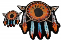 Native American Feathers Arrows 2 Piece Patch Set Native American Feathers Arrows 2 Piece Patch Set