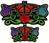 Set of 2 Small and Large Butterflies Patches Set of 2 Small and Large Butterflies Patches