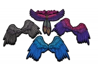 Set of 4 Wings Patches for Lady Riders Set of 4 Wings Patches for Lady Riders