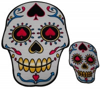 Sugar Skulls Spades Small And Large Patch Set