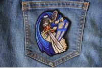 Blue Cape Knight Patch Blue Cape Knight Patch