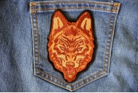 Brown Wolf Patch Brown Wolf Patch