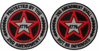 Set of 2 Second Amendment Patches