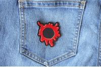 Bullet Hole Patch Blood Red