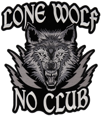 Patch backpack airsoft biker motorcycle no club independent wolf vest r2