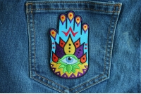 Spiritual Hand Iron on Patch Spiritual Hand Iron on Patch