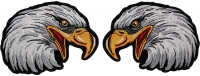 Iron on Eagle Patches Left and Right Medium