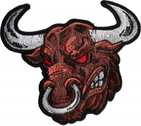 Angry Bull Iron on Patch
