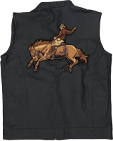 Cowboy on Horse Large Jacket Patch