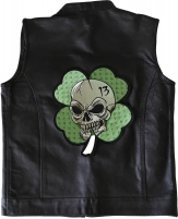 Clover Skull Large Back Patch