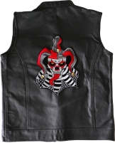 Jester Skull Large Back Patch