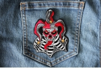 Jester Skull Patch Jester Skull Patch