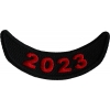 2023 Year Patch Lower Rocker Red