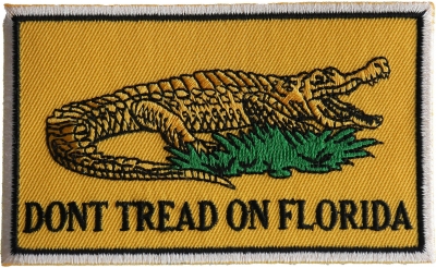 DONT TREAD ON ME Machined Metal Plate Patch