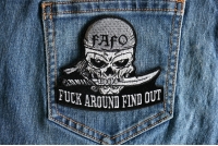 Fuck Around Find Out Skull Patch