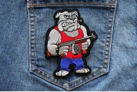 Tommy Gun Bulldog Patch Tommy Gun Bulldog Patch