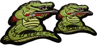 Alligator with Shotgun Patches Set of 2