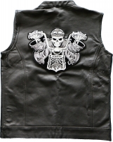 Skeleton Rider Biker Patch FAFO