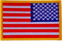 Reversed American Flag Patch | Embroidered Patches