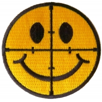 Sniper Scope Smiley Face Patch