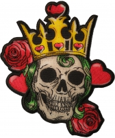 Hearts Queen Skull Patch