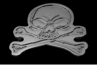 Skull Biker Pin