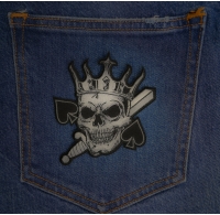 Spades Skull King Patch