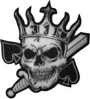 Spades Skull King Patch