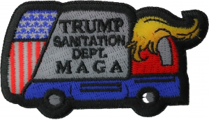 Trump MAGA Sanitation Department Patch