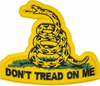 Don't Tread On Me Small Patch | US Military Veteran Patches