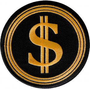 DOGE Department Of Government Efficiency DOLLAR Sign Patch DOGE Department Of Government Efficiency DOLLAR Sign Patch