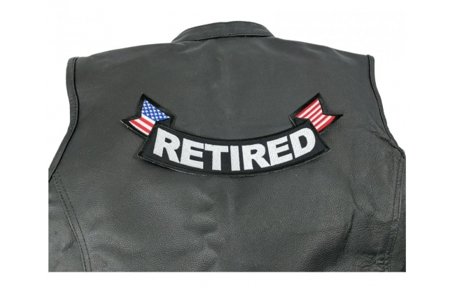 Lower Rocker Patches for Back of Vests and Jackets - TheCheapPlace.com