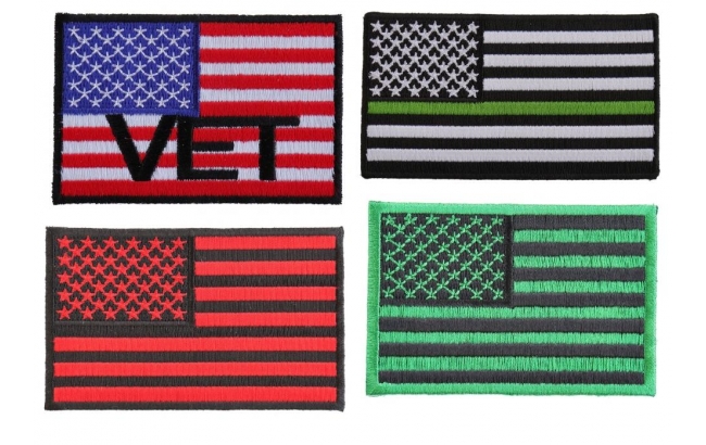 JBCD 2 Pack US POW MIA Flag Patch You are Not Forgotten Flags Force Army Tactical Patch Pride Flag Velcro Patch for Clothes Hat Patch Team Military Patch 
