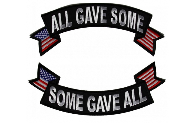Military Rocker Patches - Sew or Iron on - Embroidered - TheCheapPlace.com