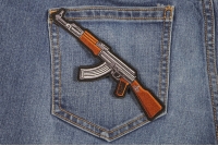 AK 47 Patch Left | Embroidered Patches AK 47 Patch Left | Embroidered Patches