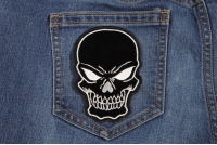 Black Skull Patch Small | Embroidered Patches Black Skull Patch Small | Embroidered Patches