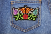 Butterflies and Flower Ladies Patch Butterflies and Flower Ladies Patch
