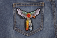 Feathers and Arrows Embroidered Patch Feathers and Arrows Embroidered Patch
