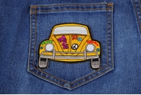Hippie Bug Car Patch Hippie Bug Car Patch
