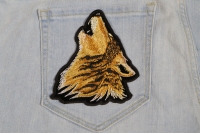 Howling Wolf Small Patch | Embroidered Patches Howling Wolf Small Patch | Embroidered Patches
