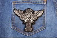 Jesus Cross and Wings Patch Jesus Cross and Wings Patch