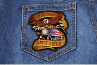 Patriotic Eagle Biker Small Patch Freedom Isn't Free Patriotic Eagle Biker Small Patch Freedom Isn't Free