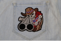 Rebel Cowboy With Shotgun Patch | Embroidered Patches