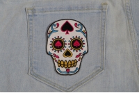 Sugar Skull Spades Small Patch Sugar Skull Spades Small Patch