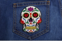 Sugar Skull White Patch Sugar Skull White Patch
