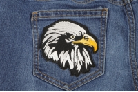 White Eagle Facing Right Patch | Embroidered Patches White Eagle Facing Right Patch | Embroidered Patches