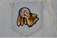 Wolf Moon Small Patch | Embroidered Patches Wolf Moon Small Patch | Embroidered Patches