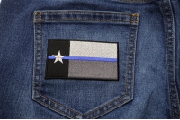 Thin Blue Line Texas State Flag Patch For Law Enforcement | Embroidered Patches Thin Blue Line Texas State Flag Patch For Law Enforcement | Embroidered Patches