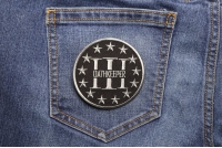 Three Percenter Oathkeeper Round Patch Gray | Embroidered Patches Three Percenter Oathkeeper Round Patch Gray | Embroidered Patches