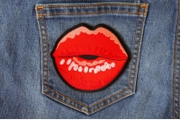 Kissing Lips Patch Kissing Lips Patch
